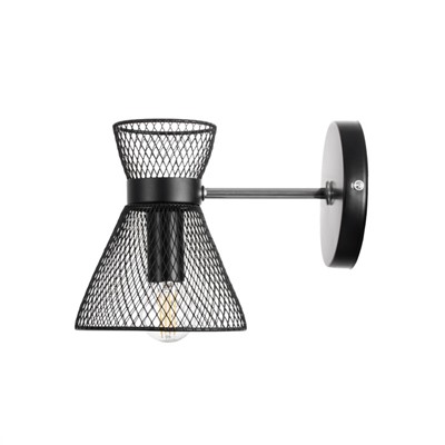 Бра 662413/1 40 Вт E14 черный 18×12×18 см