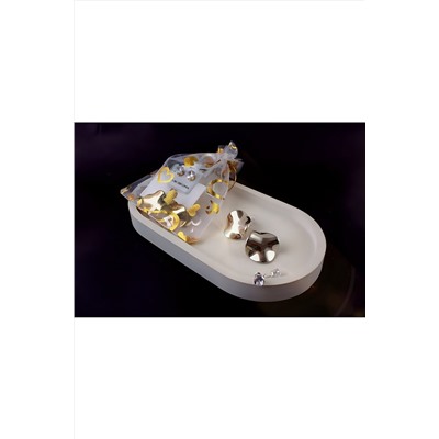 Серьги с эффектом мятого металла Круг + Подарок НАТАЛИ, 1133046