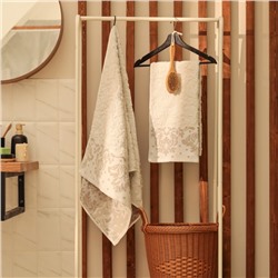 Полотенце махровое «Этель. Классика», 67×140 см, молочное