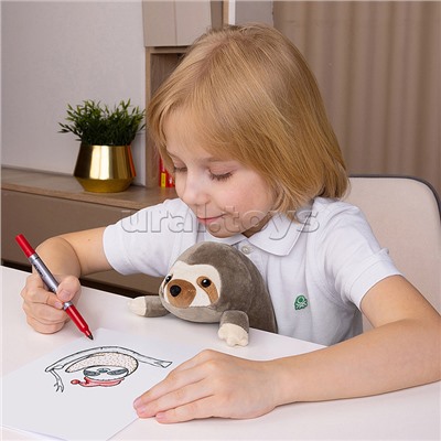 Ленивец Лёня, 18см, в коробке