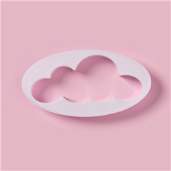 Формы для вырезания теста и мастики Доляна, набор 5 шт., 7.8×4.6×1 см, пластик, белые