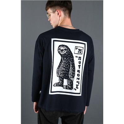 Лонгслив с принтом ЛГ-01