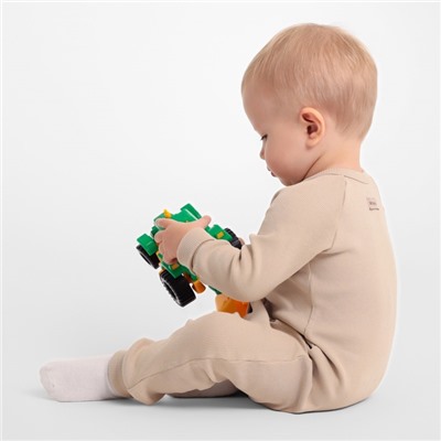 Комбинезон детский MINAKU, рост 86-92 см, бежевый