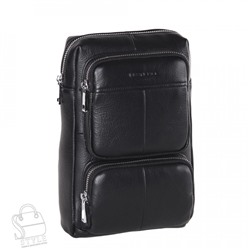 Рюкзак мужской кожаный 2083BSH black Heanbag
