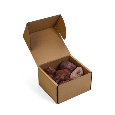 Камни для бани «Яшма сургучная», 10 кг, галтованные, фракция 7-12 см