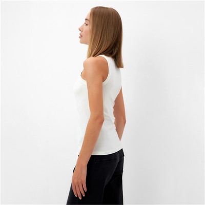 Майка женская MINAKU: Basic line, размер 48, цвет экрю