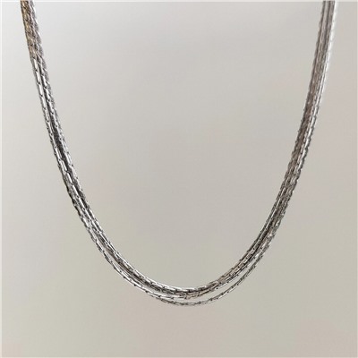 Колье из цепочек