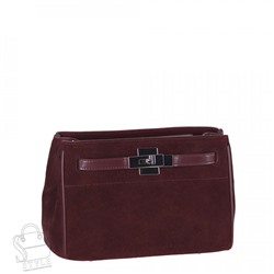 Сумка женская кожаная 6463BDAA wine red Baidou