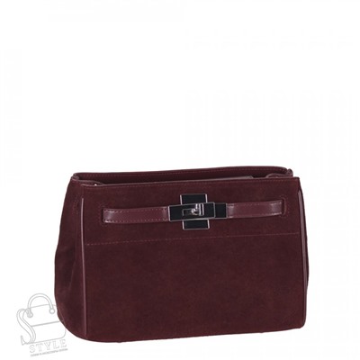 Сумка женская кожаная 6463BDAA wine red Baidou