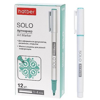 Артмаркер Соло/Solo пастель Небо 1мм/4мм мягкий наконечник (088693) Хатбер