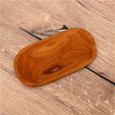 Блюдо, 20×10×2 см, тиковое дерево