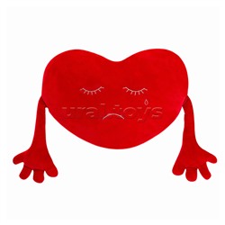 Подушка: Сердце красное 32X46X14см