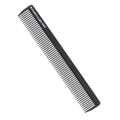 Kristaller Профессиональный гребень для волос 4011, карбон, черный, 18,5 см 25316