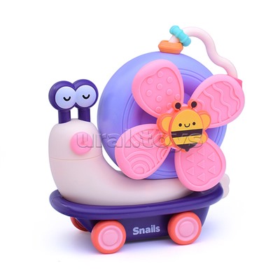 Интерактивная игрушка "Веселая улитка" в коробке