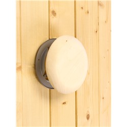 Вентиляционный клапан, липа, d=100 мм, металлическое основание, «Добропаровъ»