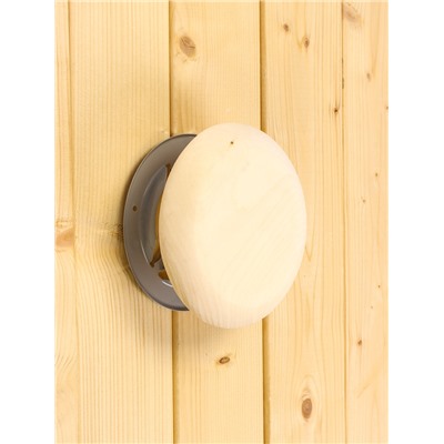 Вентиляционный клапан, липа, d=100 мм, металлическое основание, «Добропаровъ»