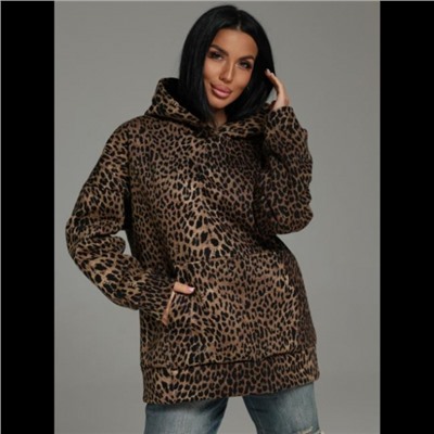 Худи женское Альфа (Леопард)