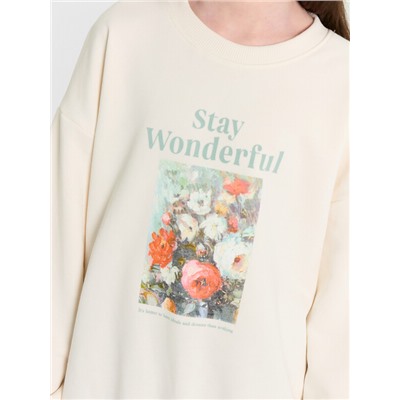 СВИТШОТ ДЛЯ ДЕВОЧЕК 127958