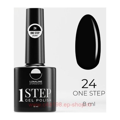 LunaLine Гель-лак One Step однофазный т.24 копоть 8мл
