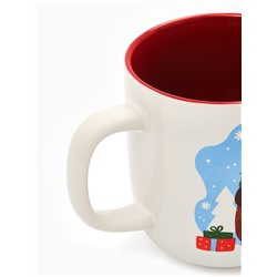 Кружка новогодняя керамическая «Подарок», 470 мл