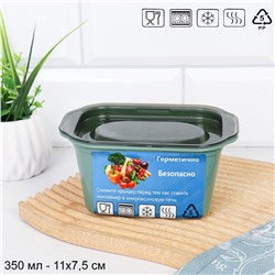 Контейнер прямоугольный 350 мл / 3055B /уп 12/360/ ДОП СКИДКА НА КОРОБ 3%