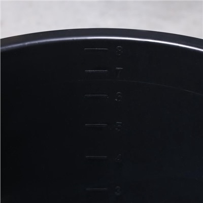 Ведро строительное, 8 л, резинопластик