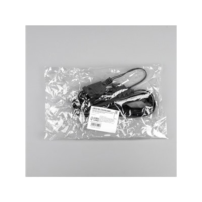 Удлинитель для комнатных гирлянд, 5 м, тёмная нить, УМС-вилка