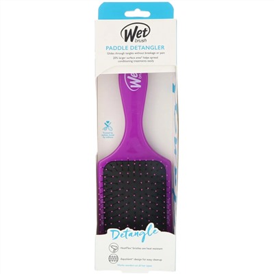 Wet Brush, Paddle Detangler Brush, Purple,  1 Brush