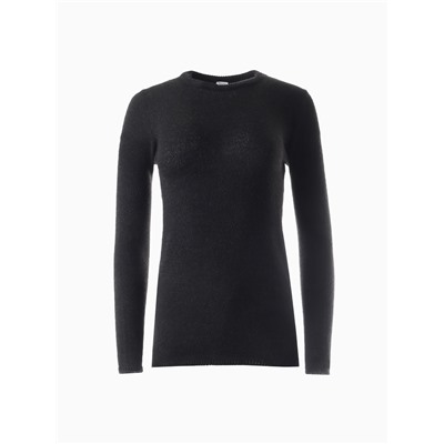 Джемпер женский MINAKU: Knitwear collection, чёрный, размер 48