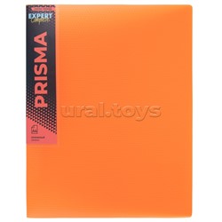 Папка с металлическим прижимом A4 700 мкм. 20 мм эффект 3D. оранжевый