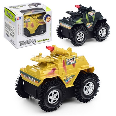 Машина- перевертыш "Камуфляж" (свет) в коробке