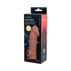 Насадка на фаллос с бугорками Cock Sleeve 004 Size M - 15,6 см.