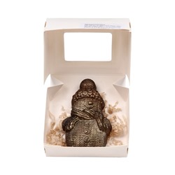 Шоколадная фигурка «Снеговик вязаный», кондитерская глазурь, 85 г