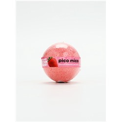 Бомбочка для ванны, 120 г, аромат клубника со сливками, PICO MICO