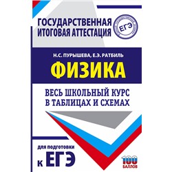 АСТ Пурышева Н.С., Ратбиль Е.Э. "ЕГЭ. Физика. Весь школьный курс в таблицах и схемах для подготовки к единому государственному экзамену"
