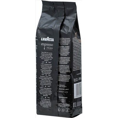 LAVAZZA. Espresso Classico (зерновой) 250 гр. мягкая упаковка