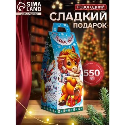 Сладкий новогодний подарок «Зефирчик», детский, 550 г