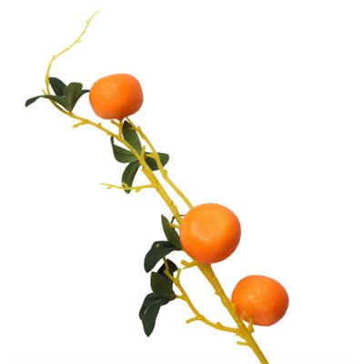 Растение искусственное Мандарин 3 ягоды 53 см / GTN-3 /уп 10/800/