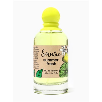 Туалетная вода женская Smusie Summer Fresh, 100 мл