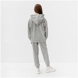 Костюм для девочки MINAKU, цвет серый, рост 122 см