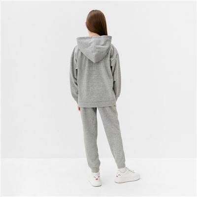 Костюм для девочки MINAKU, цвет серый, рост 122 см