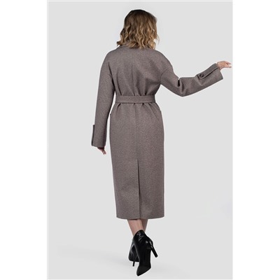 01-12229 Пальто женское демисезонное (пояс)