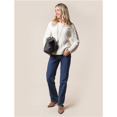 Прямые джинсы из эластичного денима