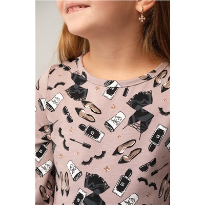 Хлопковое платье для девочки Happyfox