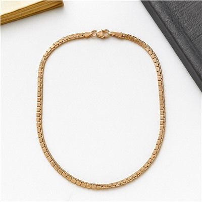 Браслет на ногу ювелирная бижутерия коллекция "Xuping" покрытие позолота, арт.007.206