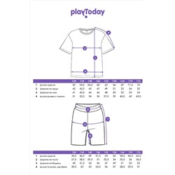 Комплект (Футболка+Шорты) PLAYTODAY, 1074839