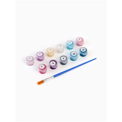 Картина по номерам с подрамником «Стич и Эйнджел», 20×30 см