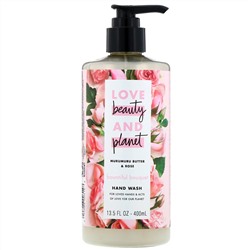 Love Beauty and Planet, Bountiful Bouquet, жидкое мыло для рук, масло мурумуру и роза, 400 мл (13,5 жидк. унции)