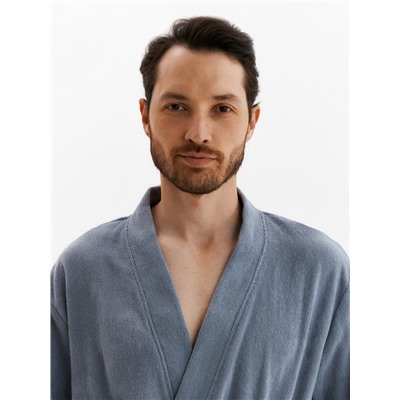 Халат мужской «Экономь и Я», размер 52-54, хлопок 100%, серый