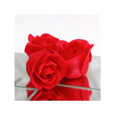 Мыльные розочки и медвежонок, набор